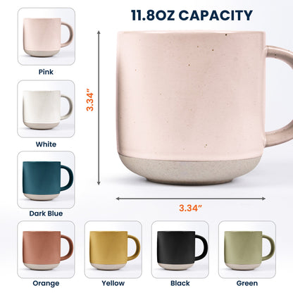 Custom Birth Flower & Name Pottery Mug - Gift For Pickleball Lovers - Personalized Mug
