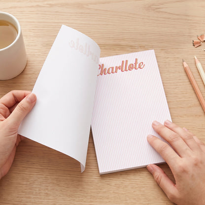 Custom Name Colorful Gifts For Her, Teachers, Coworkers - Personalized Notepad