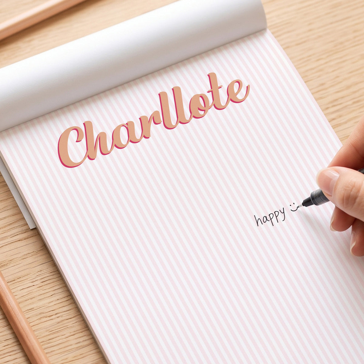 Custom Name Colorful Gifts For Her, Teachers, Coworkers - Personalized Notepad